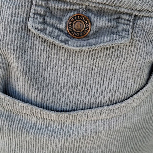 Drykorn pants used, corduroy light gray, size M-L