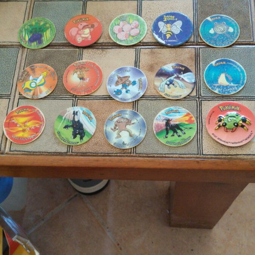 Pokemon vintage taps set of 15, new