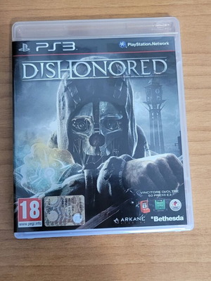 Dishonored PS3 game, European version