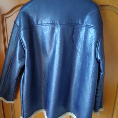 Jacket with lining used, blue, size L