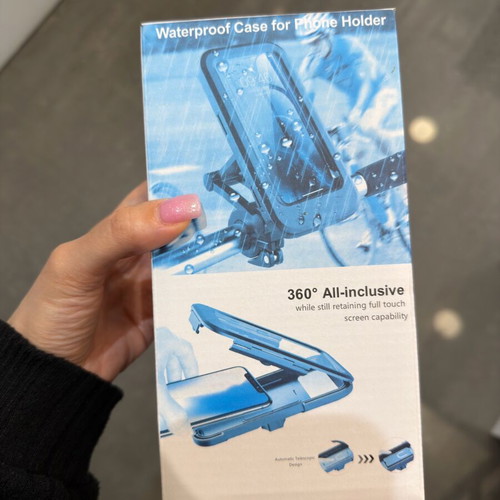Waterproof holder for motorcycle and bicycle new, sealed