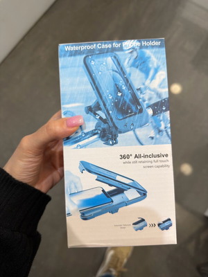 Waterproof holder for motorcycle and bicycle new, sealed