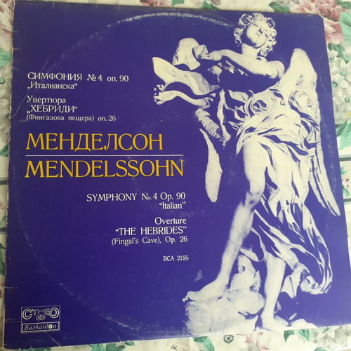 Felix Mendelssohn Symphony No4 Italian, Overture The Hebrides LP used