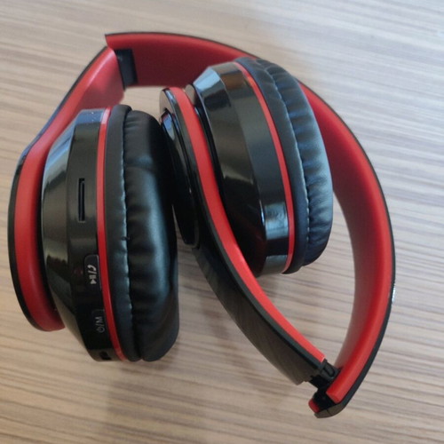 Headset wireless and wired headphones red, new