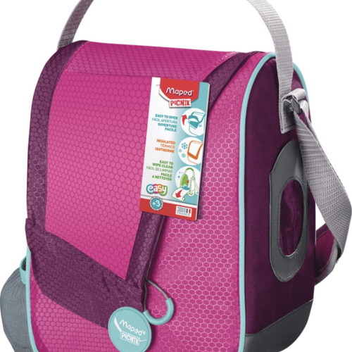 Maped insulated lunch bag, pink