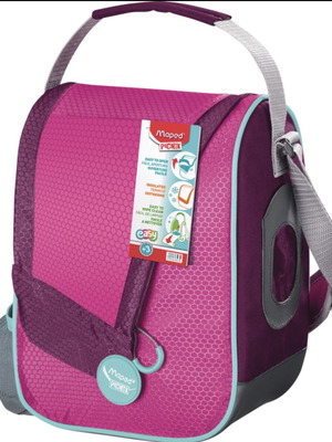 Maped insulated lunch bag, pink