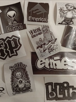 Stickers new, a selection