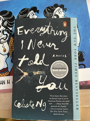 Everything I Never Told You novel used, Greek language