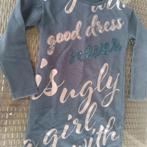 Mayoral Cotton Dress like new, 8 years old, blue