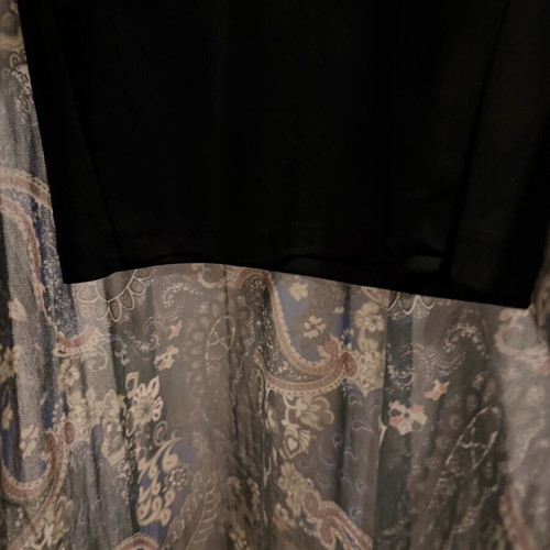 Boho dress long with paisley pattern like new