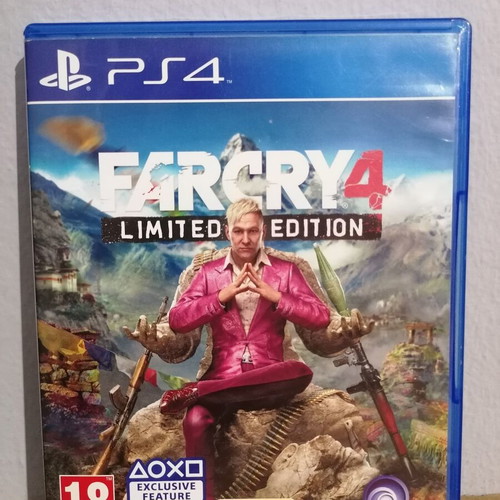 Farcry 4 Limited Edition empty case used for PS4