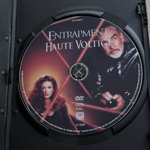 Entrapment DVD used with Greek subtitles