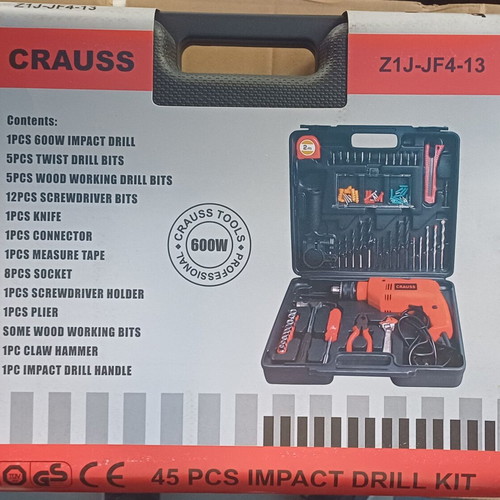 Impact Drill 600W Electric Drill in Case new