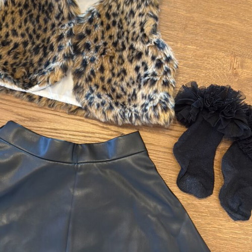 Girls' set like new, black