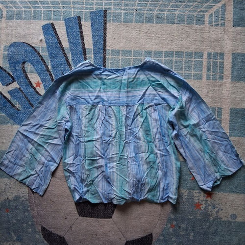 Collin's summer shirt new, size Small, blue striped