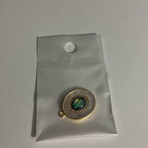 Steel pendant in gold color new