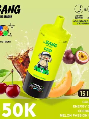 S.BANG Bang Leader 450K 15 in 1 vape new, 2+1 gift pack