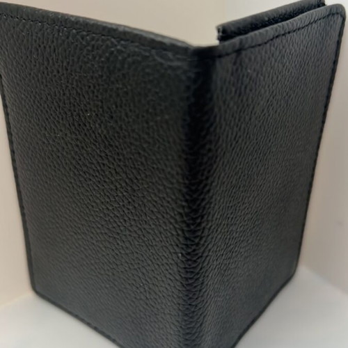 Black leather card holder and wallet like new