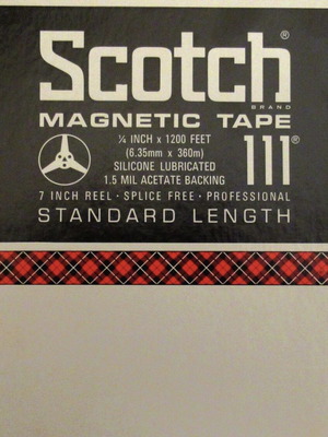 3M Scotch 111 magnetic tape new, sealed reel to reel