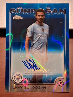 2025 Topps Chrome Ilkay Gundogan αυτόγραφο σαν καινούργιο, Champions League