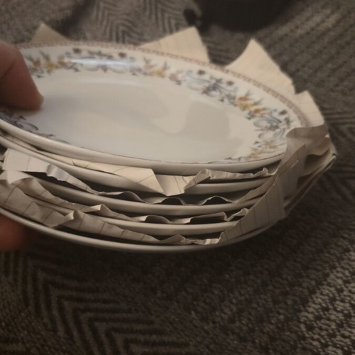 Ionia 22 Decorative Plates Set of 5, New, Vintage Model