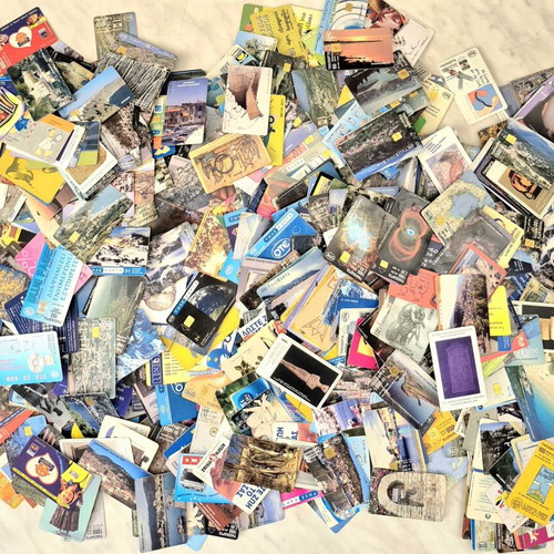 Phone card collection used, 1,410 pieces, mainly OTE