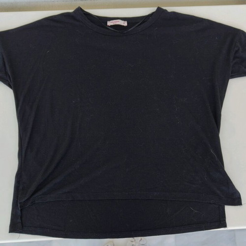 Pink Woman t-shirt size M like new, black with 3/4 sleeve