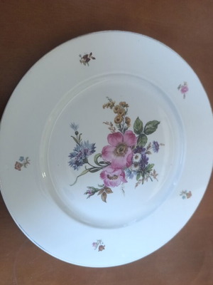 Shallow figure plate Rosen thal Selb Plossberg Bavaria Germany AIDA like new
