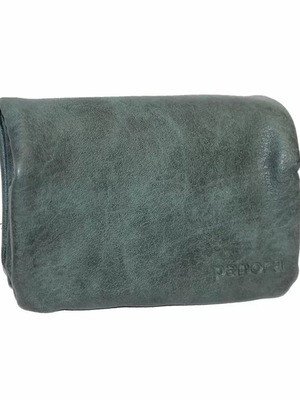 Panora Mini Tobacco Pouch Grey-Green new PU leather