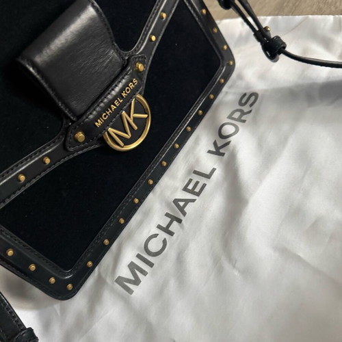 Michael Kors shoulder bag leather castor new, black