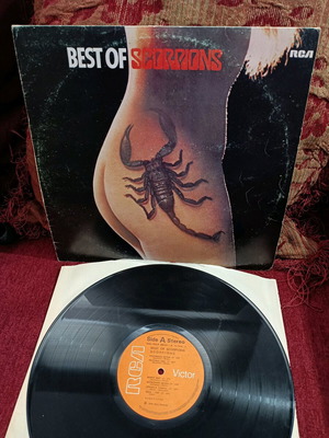 Best Of Scorpions vinyl used, metal