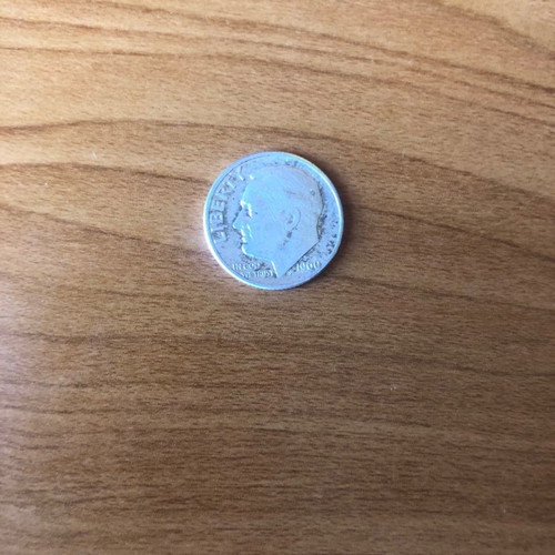 Silver dime 1960 used