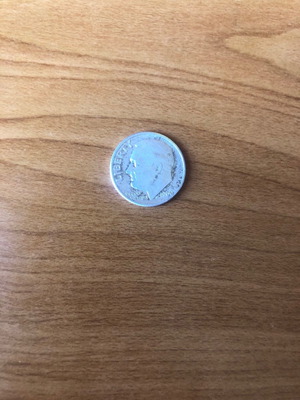 Silver dime 1960 used