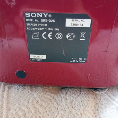 Sony speakers 24 W used for computer and TV