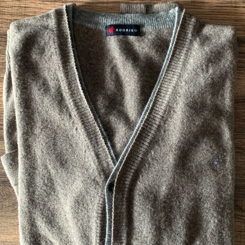 Rodrigo cardigan like new, size XXL, brown, 90% lana wool, 10% kashmir