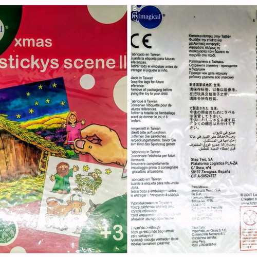 ItsImagical Nativity Scene Stickers 2005 new
