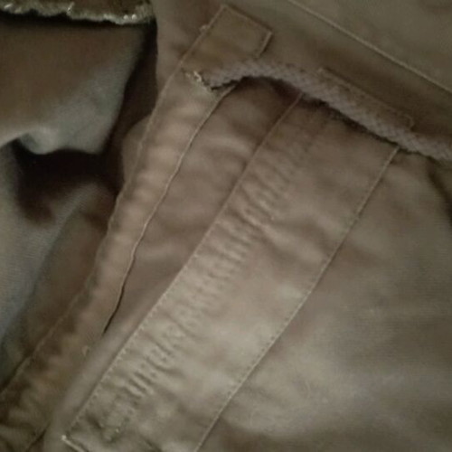 Clockhouse khaki jacket medium like new with waist drawstring