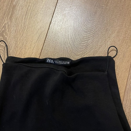 Zara maxi dress size L like new, black, stretchy fit