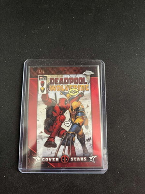 Topps Deadpool & Wolverine Cover Stars 1/5 κάρτα σαν καινούργιο
