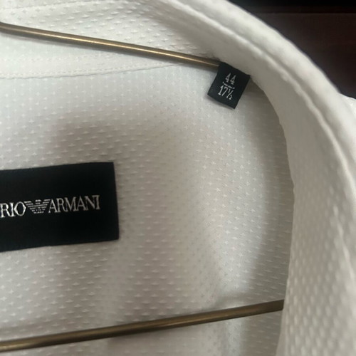 Emporio Armani white shirt size 44 like new