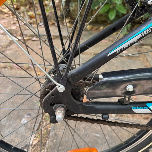 Pegasus Avanti City Trekking Bike used, 24 inch, blue, front suspension