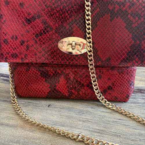 Shoulder bag new, natural leather, size 21x15cm