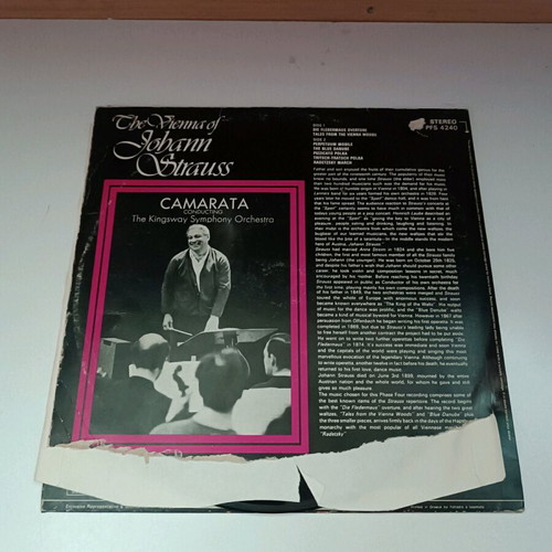 The Vienna Of Johann Strauss vinyl used