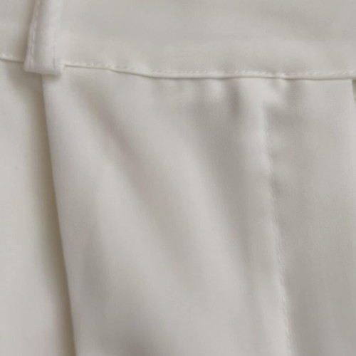High-waist straight-leg pants vanilla color size M new
