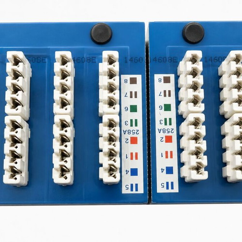 Rw Data 24-Port Cat5e Patch Panel used for 19” rack
