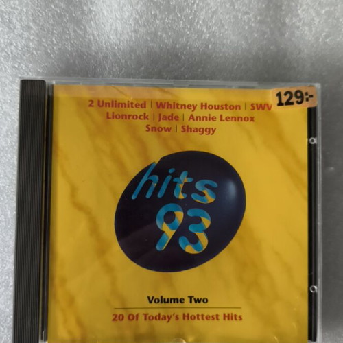 Hits 93 Volume Two CD like new, rock