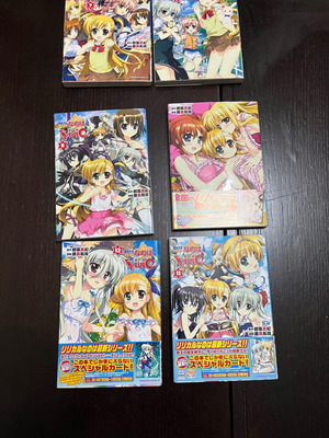 Set of 6 manga books Magical girl Vivid volumes 7-12, new