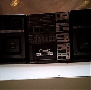 Πωλείται φορηττο ραδιοκασετοφωνο boombox SONY FH 5 Δεκαετιας 1980