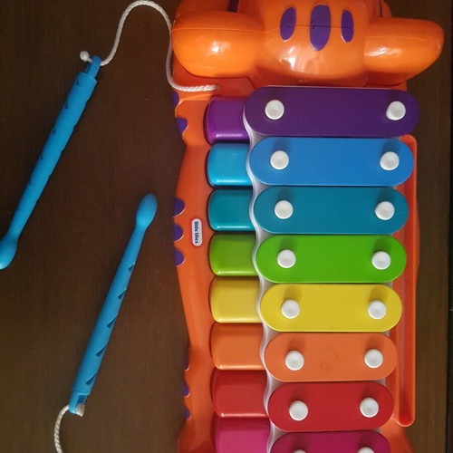 Little Tikes xylophone-piano toy used