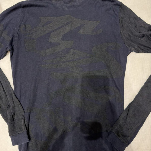 Versace authentic pullover size M used, black and blue